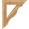 Ekena Millwork Funston Traditional Rough Sawn Bracket, Western Red Cedar, 6"W x 34"D x 40"H BKT06X34X40FST01RWR - alternate 4